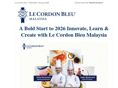 A Bold Start to 2026  Innovate, Learn & Create with Le Cordon Bleu Malaysia