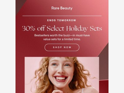 Ends tomorrow⏳ 30% off holiday sets