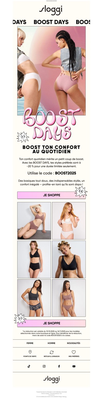 Boost ton confort au quotidien avec -20 % de réduction