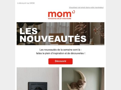 Découvrez les nouveautés de la semaine