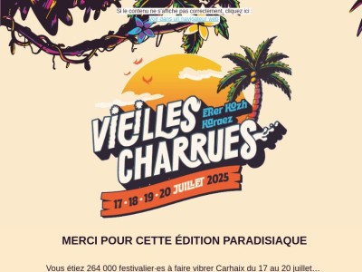 Avec vous c'était le paradis !