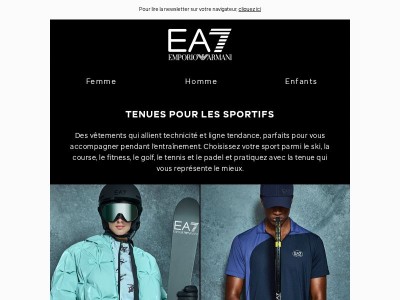Découvrez les tenues réservées aux sportifs