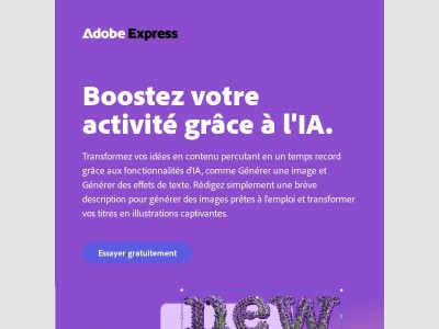 Libérez la puissance de l'IA avec Adobe Express