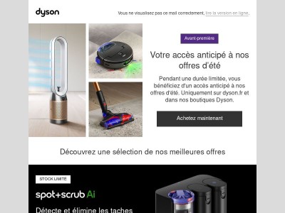 Votre  accès anticipé à nos offres d’été