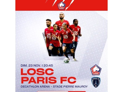 🎟️ LOSC-Paris FC : réservez vos places à partir de 15€