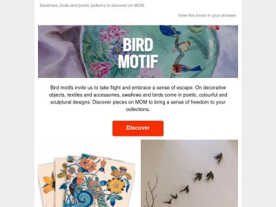 Bird motifs: an invitation to escape
