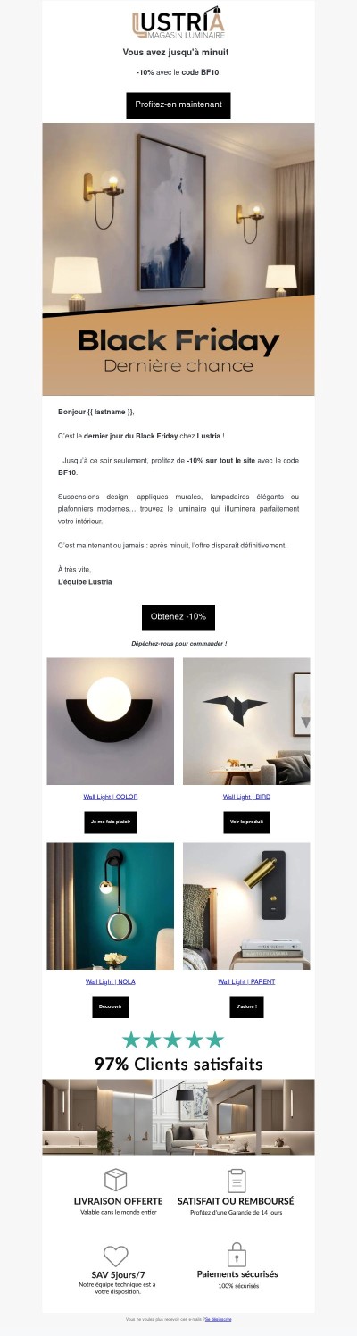 Dernier jour du Black Friday !