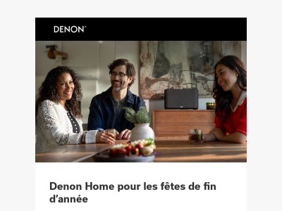 Denon Home est la bande originale des fêtes de fin d’année 🏠🎶