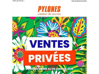 Ventes privées c'est maintenant