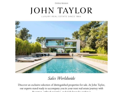 Discover Prestigious Properties with John Taylor’s Global Network