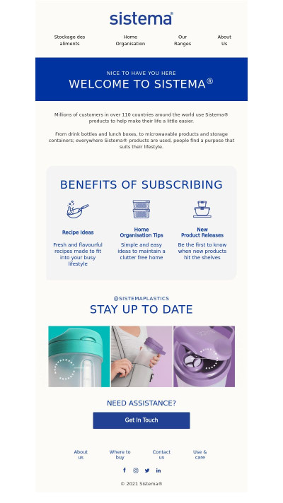 Thanks for subscribing to updates from Sistema Plastic
