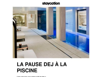 💎 La pause dej à la piscine