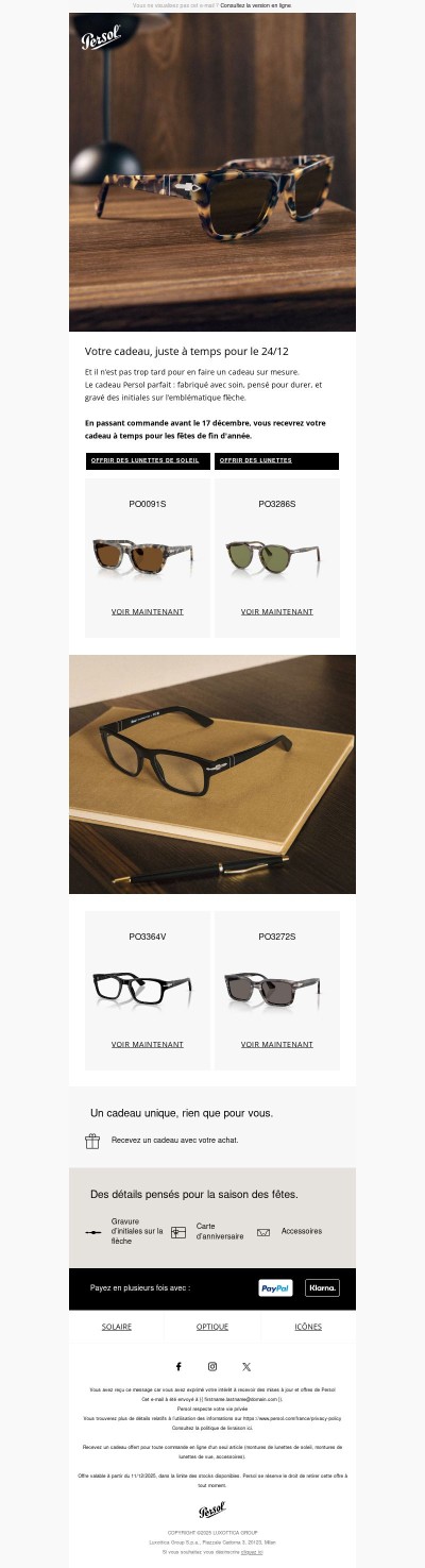 Le cadeau parfait, au bon moment