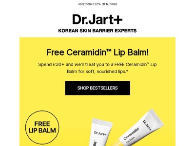 Get your free lip balm 💛