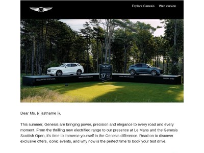 Ms. {{ lastname }}, The Electrifying Summer of Genesis Starts Here