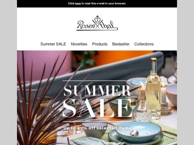 Our most popular tableware sets – now in the Summer SALE