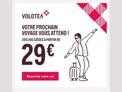Réservez votre vol dès 29€ et démarrez du bon pied ✈️🎄