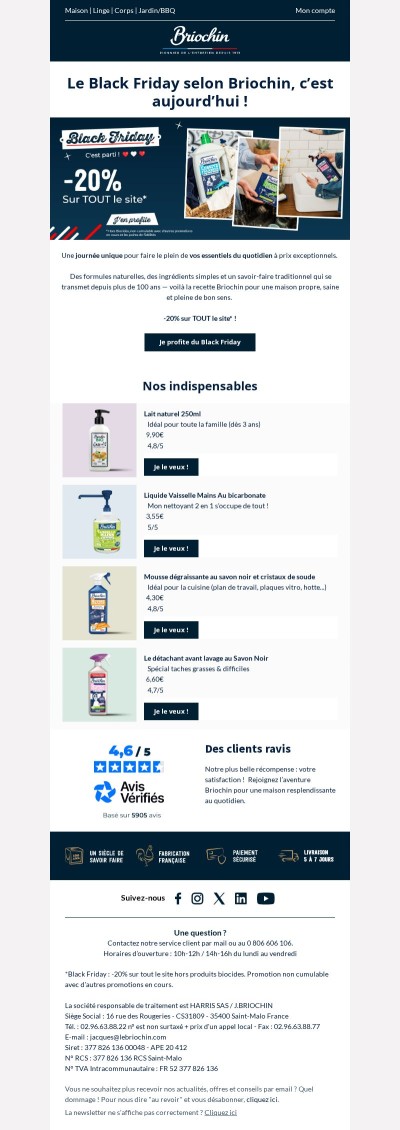 Black Friday Briochin est arrivé ! -20% sur tout !