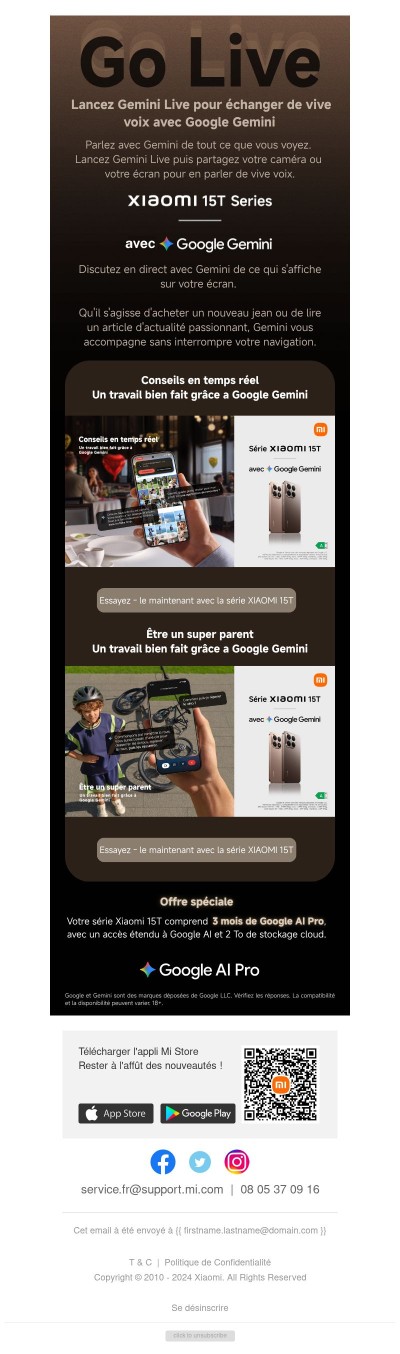 Lancez Gemini Live pour échanger de vive voix avec Google Gemini