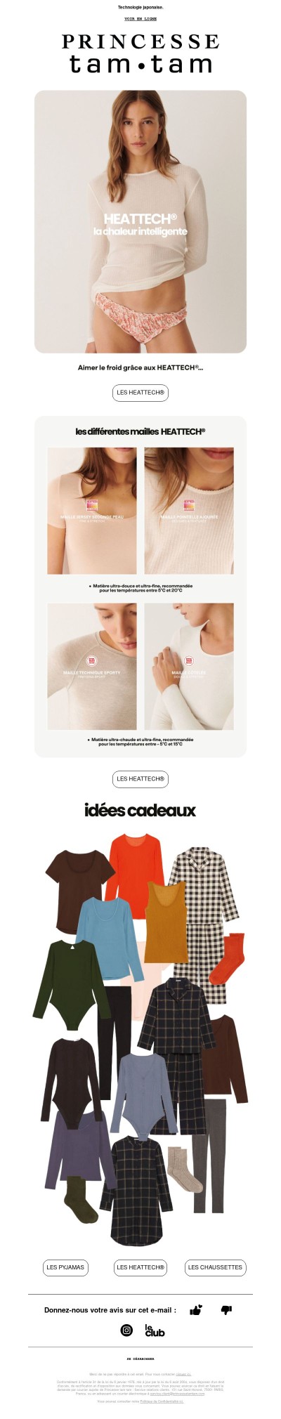 HEATTECH®, la chaleur intelligente