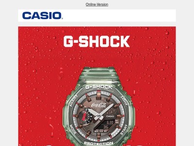 G-SHOCK aux vibes Coca-Cola