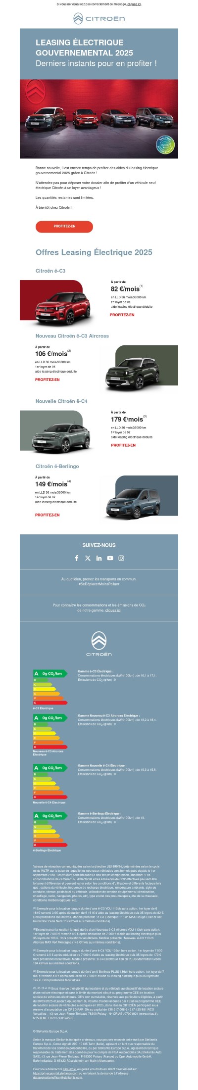 Leasing électrique : derniers instants pour en profiter !