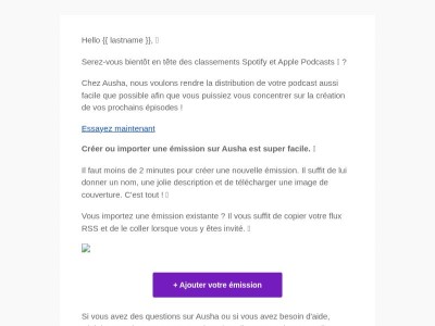 {{ lastname }}, créez ou importez votre show en 2 petites minutes