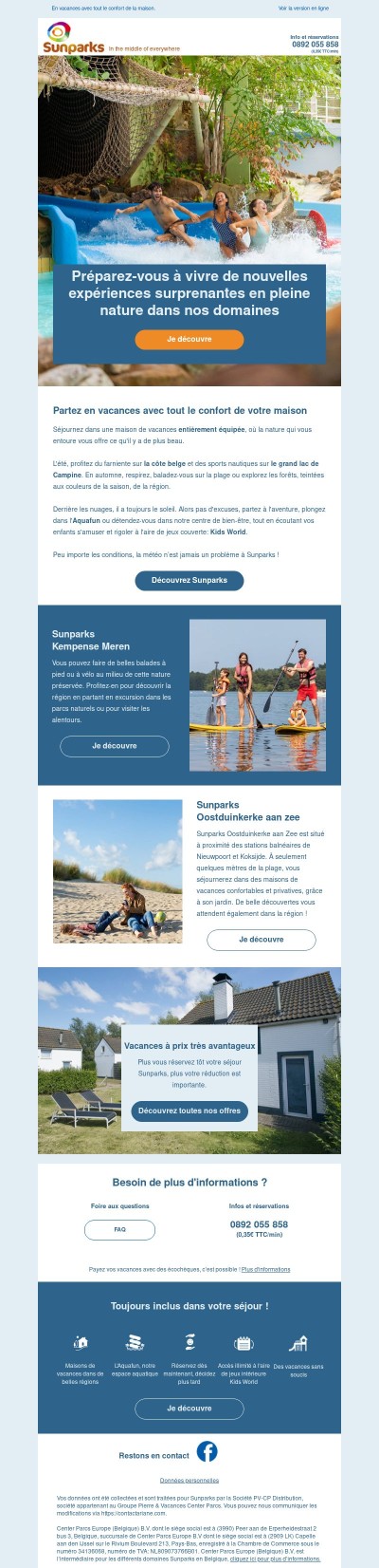 Bienvenue à Sunparks