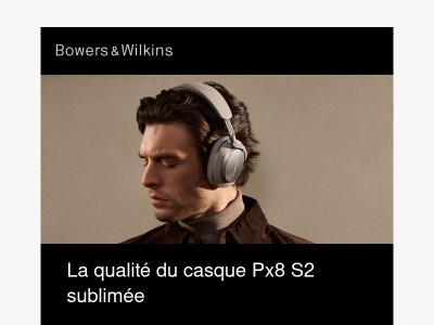La qualité du casque Px8 S2 sublimée