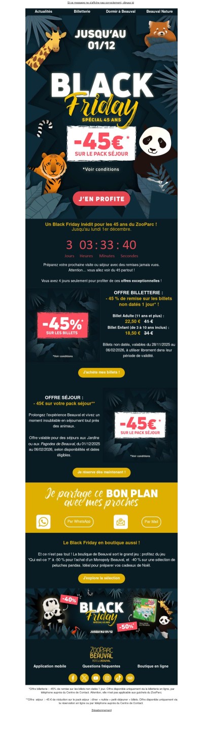 Black friiiiiidez : jusqu'à - 45% !