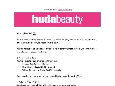 Exciting Updates to Huda’s VIPs