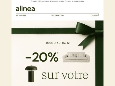 -20% sur VOTRE article préféré !