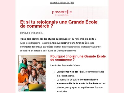 Et si tu rejoignais une Grande École de commerce ?