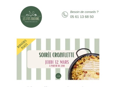 La croziflette s'invite aux P'tits Bouchons 🤗 !