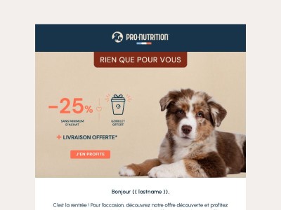 Vous n’avez pas encore profité de vos -25 % ? 👀