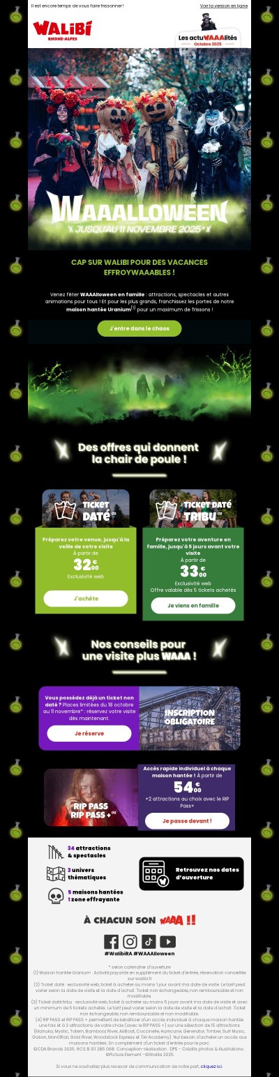 WAAAlloween : Dernier week-end pour en profiter !