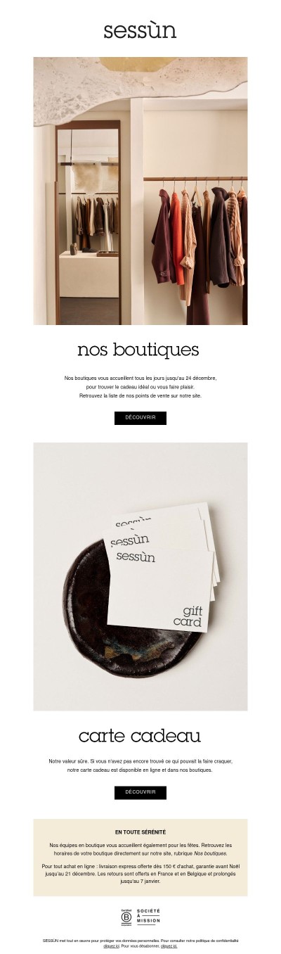 Rendez-vous en boutique !