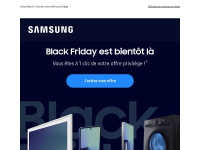 Votre surprise pour Black Friday vous attend