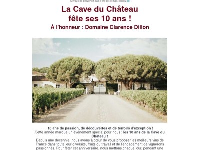 Célébrons les 10 ans de la Cave du Château !