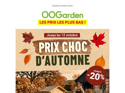 😄Ne ratez pas nos PRIX CHOC d'automne !