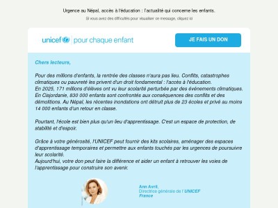 Éducation : comprendre les défis, agir pour les enfants