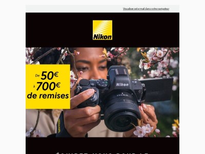 Préparez-vous pour le printemps avec les offres Nikon