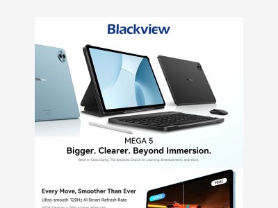 New Blackview 2 in 1 Tablet PC 12.2-inch 120Hz Display w/ Keyboard & Mouse Included
