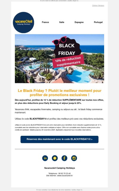 Le BLACK FRIDAY est là ! Profitez de -10% supplémentaires !