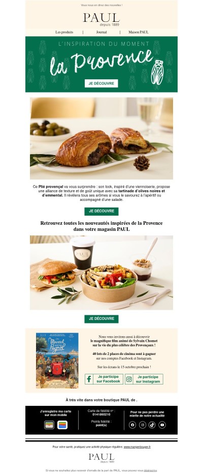 Le goût du sud avec notre plié provençal