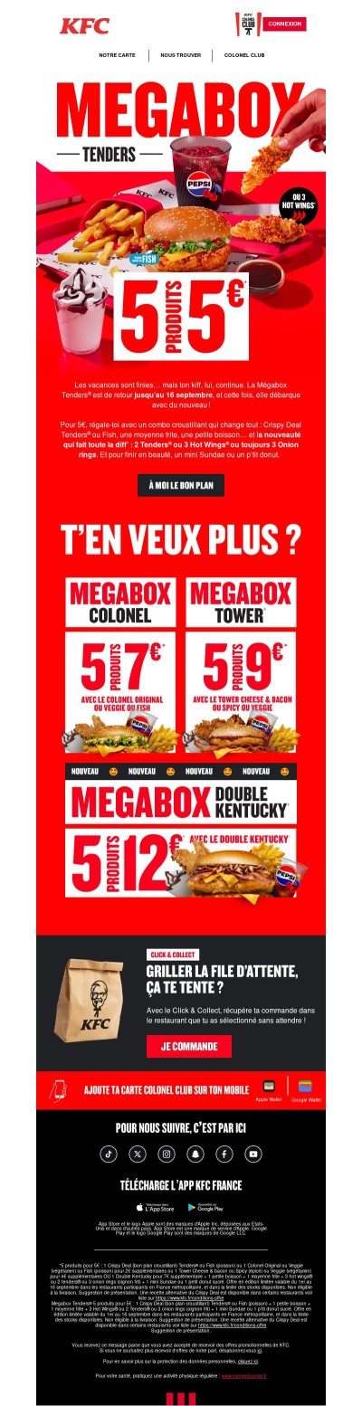 5€ le menu ? Oui chef 🍗😎