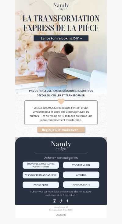 10 minutes = une nouvelle pièce