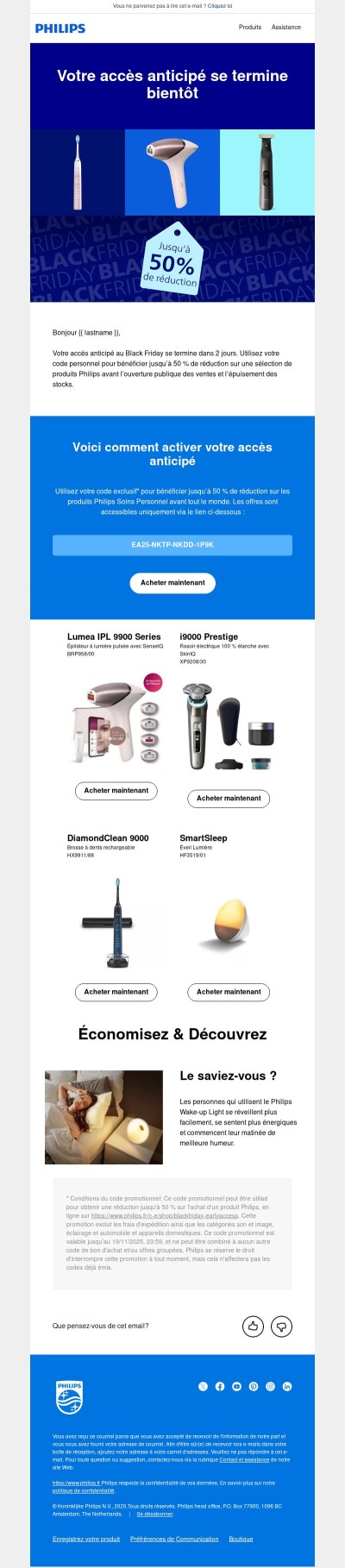 ⚠️ Votre accès anticipé se termine bientôt