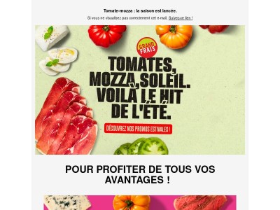 🍅🧀 Les plus beaux mariages de l’été sont dans l’assiette.