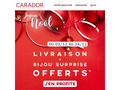 Un Noël qui brille : votre cadeau Carador vous attend